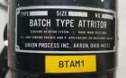 Used- Union Process Batch Type Attritor, Type B, Size 01.