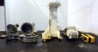 Used Union Process Szegvari Continuious Attritior Mill, Model Q100. 316 Stainless steel grinding chamber, 32