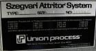 USED: Union Process laboratory batch Szegvari attritor mill, type 1S, size B, 304 stainless steel. Approximately 8