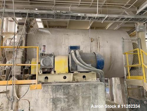 Used 8’ x 15’ Ball Mill System with Air Classifier and Dust Collection