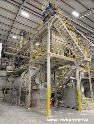 Used 8’ x 15’ Ball Mill System with Air Classifier and Dust Collection