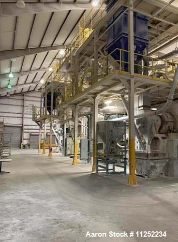 Used 8’ x 15’ Ball Mill System with Air Classifier and Dust Collection