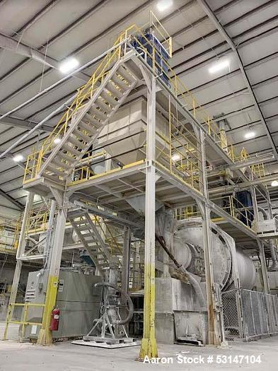 Used ANIVI 8’ x 15’ Ball Mill Grinding System – 370 HP Drive, Air Classifier & Dust Collection, Complete Zircon Milling Plant