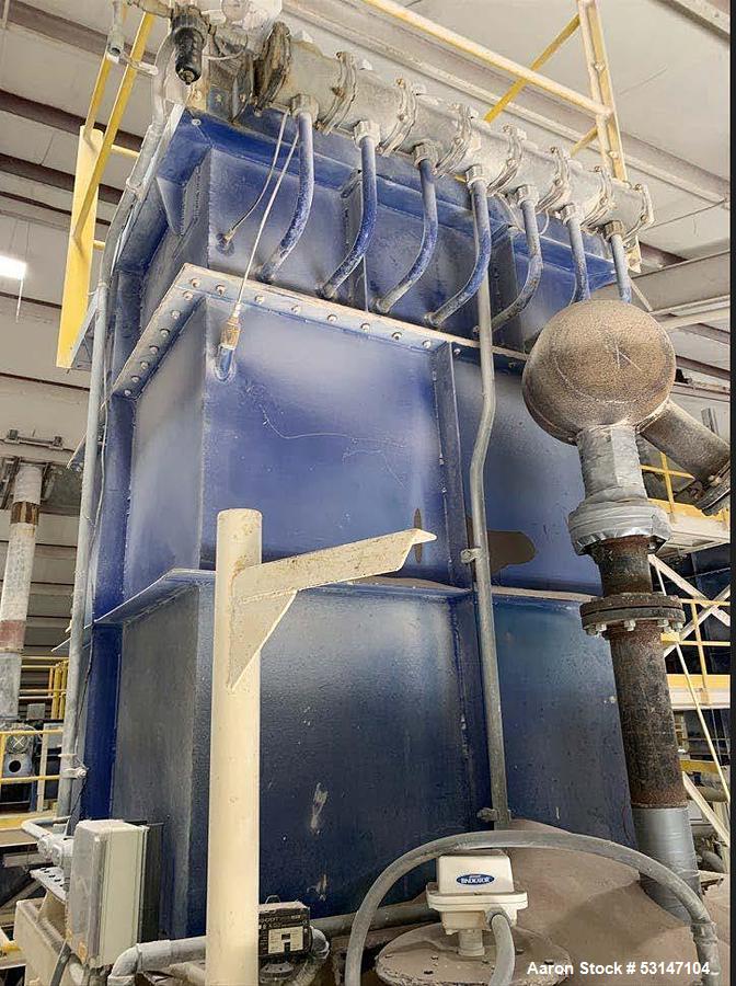 Used ANIVI 8’ x 15’ Ball Mill Grinding System – 370 HP Drive, Air Classifier & Dust Collection, Complete Zircon Milling Plant