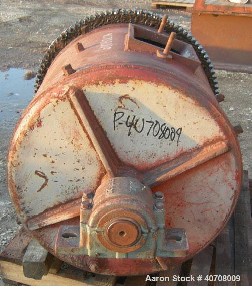 Used Abbe Engineering Company Ball Mill, carbon steel. Approximately 30'' diameter x 30'' long non-lined, non-jacketed chamber. Approximate 14.7 cubic feet, 110 gallon capacity. Internal lifter bars....