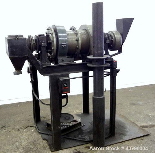 Used Carbon Steel Denver Equipment Batch Ball Mill, Sixe 12” x 24” B.M., Model 200858
