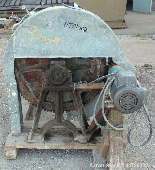 Used Ball Mill, Brick Lined/Carbon Steel. Approximately 21" diameter x 32" straight side. Approximate 6.4 cubic foot capacity (47.95 gallon). 12 1/2" x 8 1/2" charge/ discharge with cover. Driven by ...