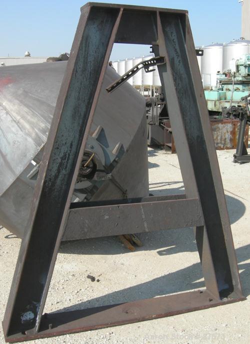 Used Paul O Abbe Ball Mill, Model BM-1. Carbon steel jacketed chamber, non-lined. 72" Diameter x 60" long, 1057 total gallon capacity. 12" x 14" Charge port, no cover, 3" liquid discharge. Unit gear ...