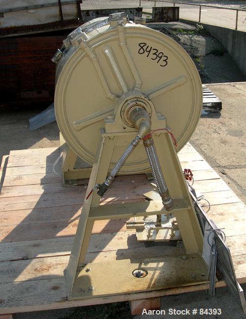 USED: Paul O Abbe ball mill, model BM8A. 24" diameter x 30" long inside shell. Cylinder material abrasion resistant steel. Fully welded lifter bars. Total mill volume 70 gallons. Free flowing cooling...