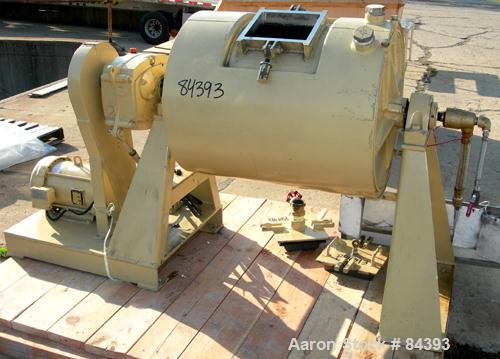 USED: Paul O Abbe ball mill, model BM8A. 24" diameter x 30" long inside shell. Cylinder material abrasion resistant steel. Fully welded lifter bars. Total mill volume 70 gallons. Free flowing cooling...