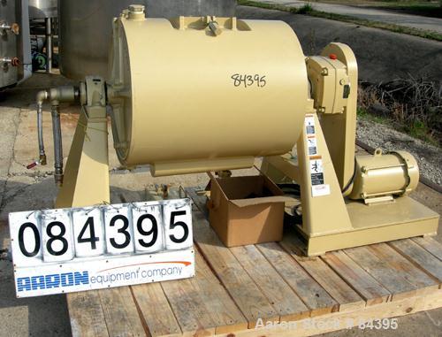 USED: Paul O Abbe ball mill, model BM8A. 24" diameter x 30" long inside shell. Cylinder material abrasion resistant steel. Fully welded lifter bars. Total mill volume 59.8 gallons. Free flowing cooli...