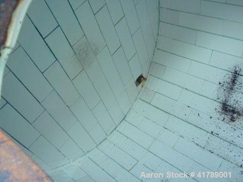 Used Paul O Abbe Ball Mill, Brick Lined. Approximate 32" diameter x 33" straight side. Approximate 12.6 Cubic Foot Capacity (94.3 Gallon). 9 1/2" x 7 3/4" charge/discharge with cover. Driven by a 3 H...