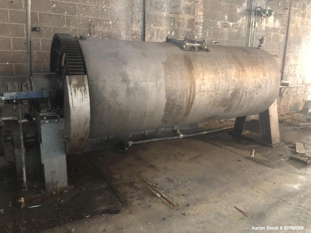 Used- Paul O. Abbe 50" x 135" Jacketed Rotary Ball Mill