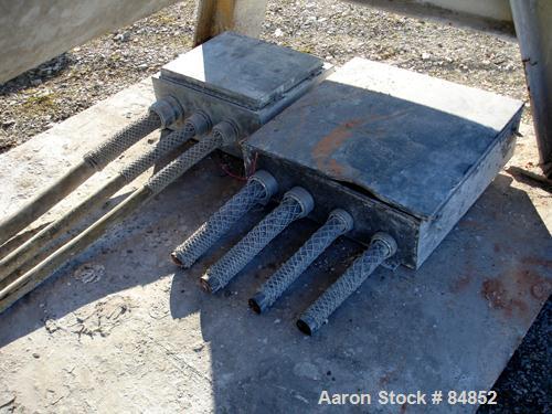 Used Paul O Abbe Ball Mill, 1269 Gallon Capacity. Carbon steel, lined non-jacketed chamber 72" diameter x 72" long. 13" x 14" charge port with cover, 3" bottom discharge. Driven by a 25 HP motor. Mou...