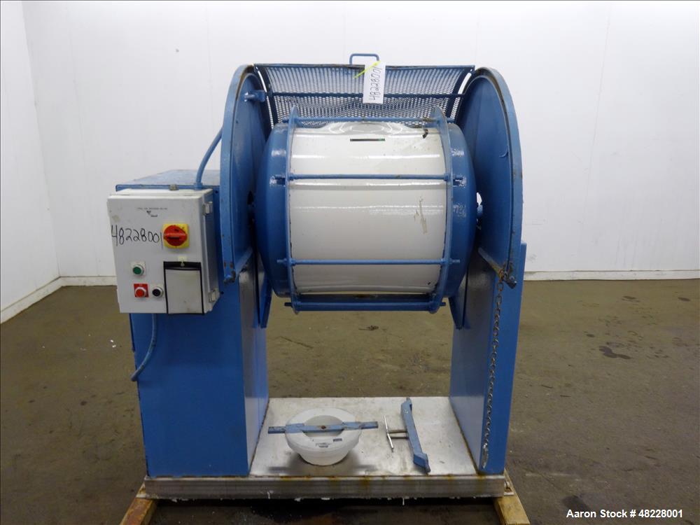 Used U.S. Stoneware Ceramic Ball Mill, 52 Gallon.