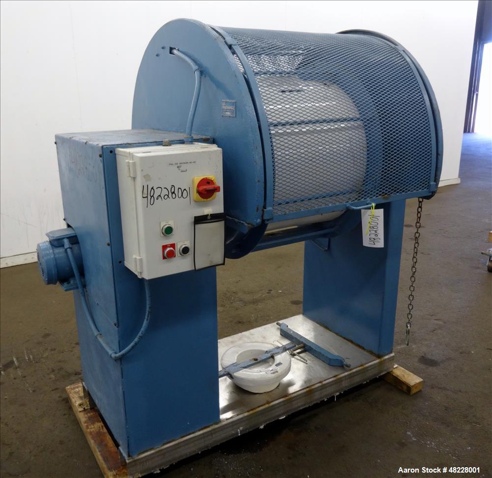 Used U.S. Stoneware Ceramic Ball Mill, 52 Gallon.