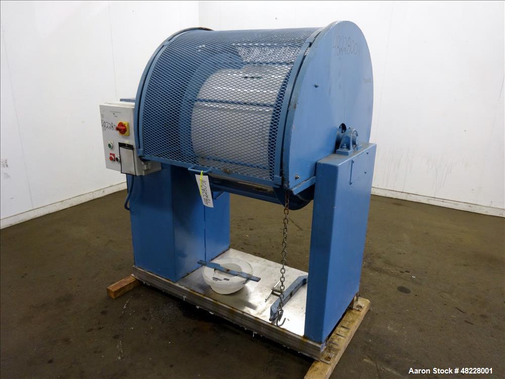Used U.S. Stoneware Ceramic Ball Mill, 52 Gallon.