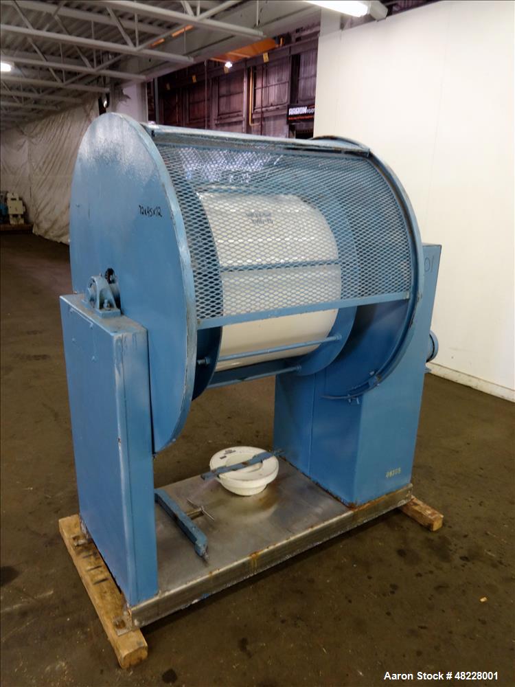 Used U.S. Stoneware Ceramic Ball Mill, 52 Gallon.