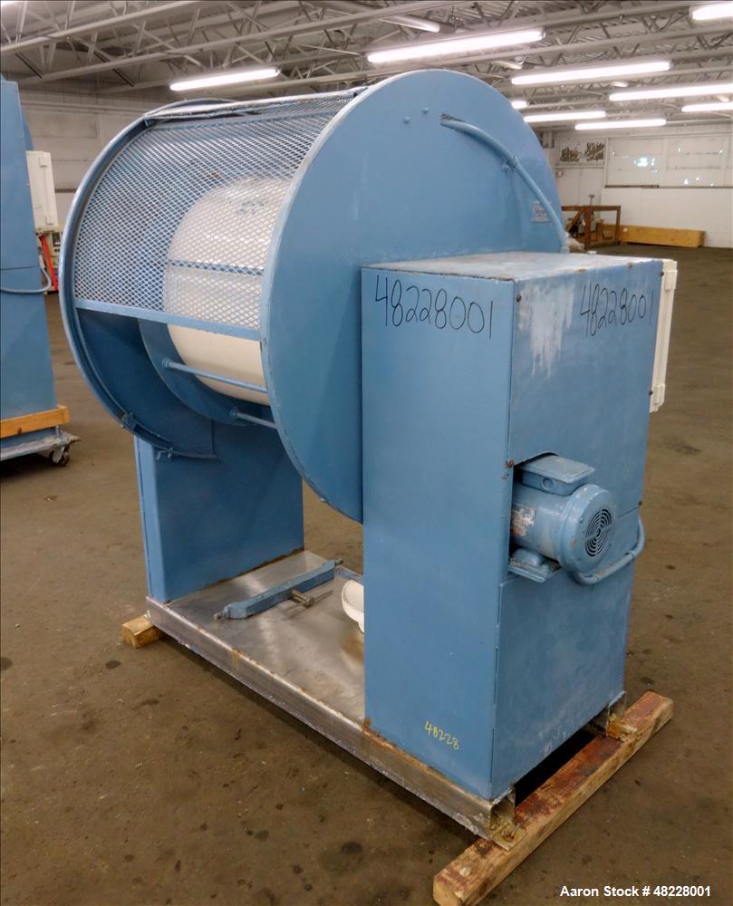 Used U.S. Stoneware Ceramic Ball Mill, 52 Gallon.