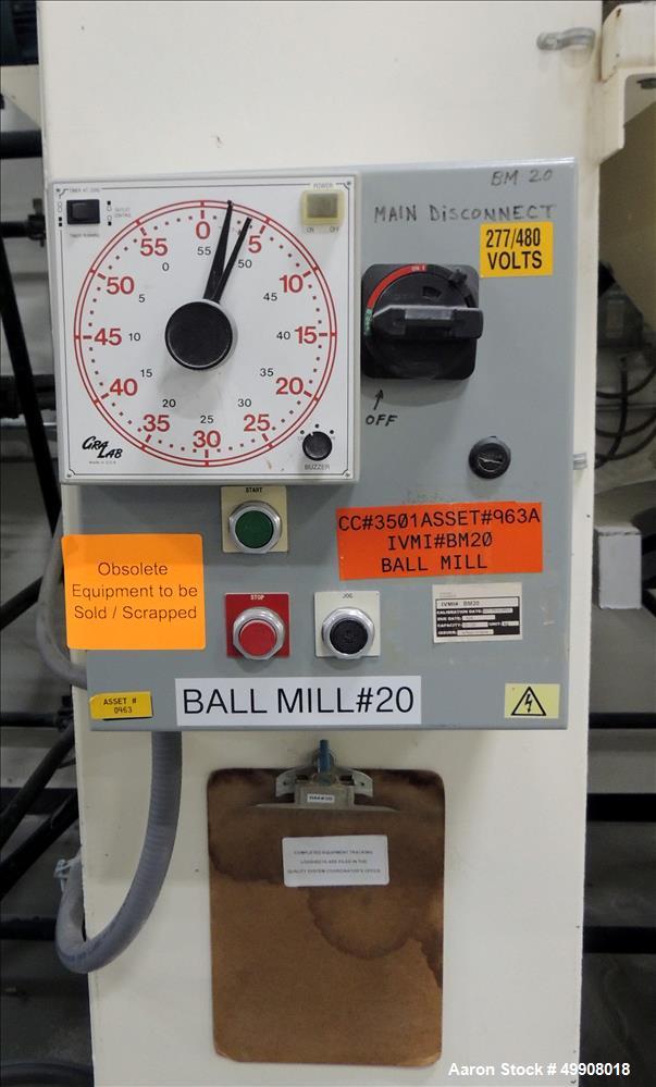 Used US Stoneware Ball Mill.