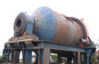 Used Hardinge Conical Ball Mill, 9' x 11'. 300 hp Westinghouse motor, 550V, 1800 rpm, 3 ph, 60 hz. Included are shell, heads, bull gear, bull gear cover, pinion, trunnions, bearings, skid stand and m...
