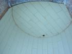 Used Ball Mill, Brick Lined/Carbon Steel. Approximately 21