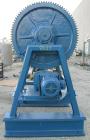 USED: Patterson Industries ball mill, carbon steel. Jacketed chamber, approximately 42