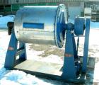 USED: Paul O Abbe ball mill, model 6BM. Carbon steel Teflon lined jacketed chamber. Internal rated atmos, jacket rated 40 psi. 32
