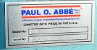 USED: Paul O Abbe ball mill, model BM-8. 18
