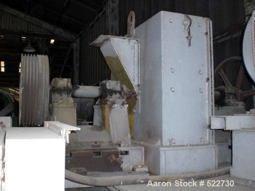 USED: Eagle Crusher cage mill, model 38HI-77, 38" diameter, 4 row, carbon steel, 60/30 hp.