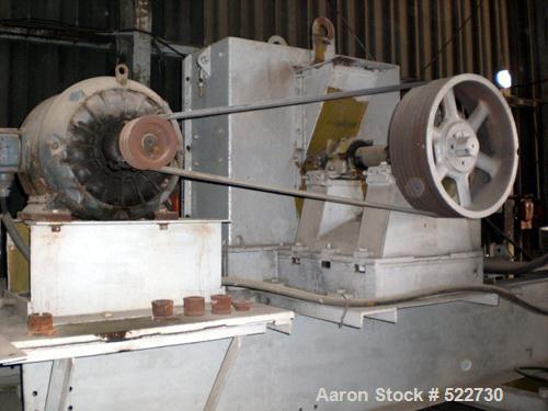USED: Eagle Crusher cage mill, model 38HI-77, 38" diameter, 4 row, carbon steel, 60/30 hp.
