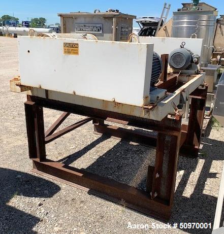 Used Stedman Cage Mill, Model A-18H9, Stainless steel.  Hammer Mill