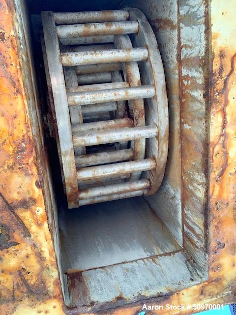 Used Stedman Cage Mill, Model A-18H9, Stainless steel.  Hammer Mill
