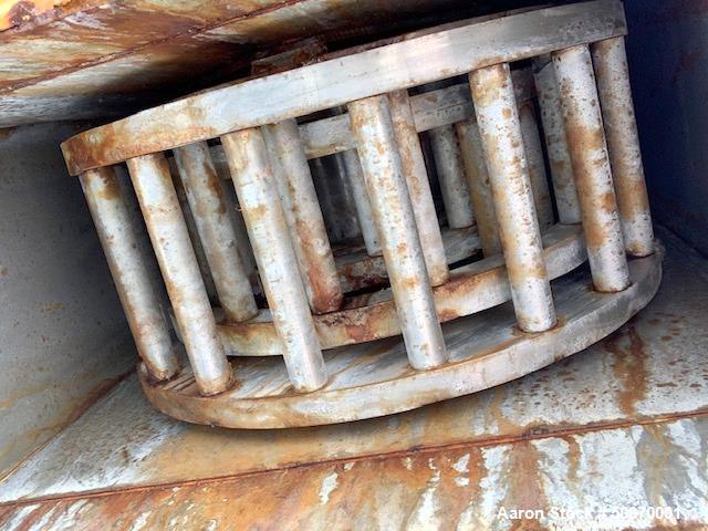 Used Stedman Cage Mill, Model A-18H9, Stainless steel.  Hammer Mill