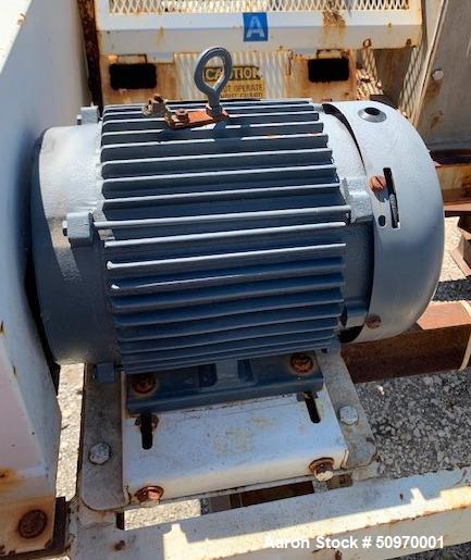 Used Stedman Cage Mill, Model A-18H9, Stainless steel.  Hammer Mill