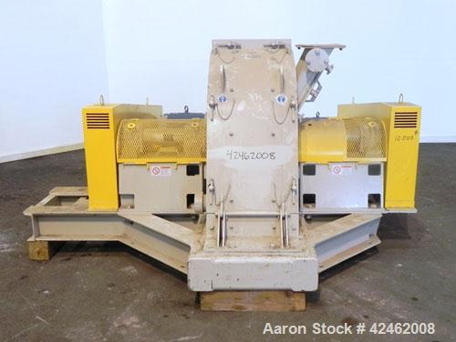 Unused- Stedman F Series Multi-Row Cage Mill Crusher, Model F-36D10-47X, Carbon Steel. (2) Row design, 4’’ pin diameter. Large outer cage driven by a 50 hp, 3/60/208-230/460 volt, 1770 rpm motor, sma...