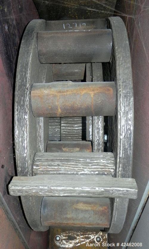 Unused- Stedman F Series Multi-Row Cage Mill Crusher, Model F-36D10-47X, Carbon Steel. (2) Row design, 4’’ pin diameter. Large outer cage driven by a 50 hp, 3/60/208-230/460 volt, 1770 rpm motor, sma...