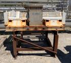 Used Stedman Cage Mill, Model A-18H9, Stainless steel.  Hammer Mill