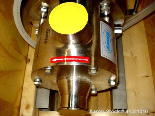Unsed- Admix Inline High Shear Pump, Model BSP 24C, 316 Stainless Steel. Approximately 10 to 30 gallons per minute capacity, tip speed 41 feet per second. 2.4" diameter single head rotor with 2 rows ...
