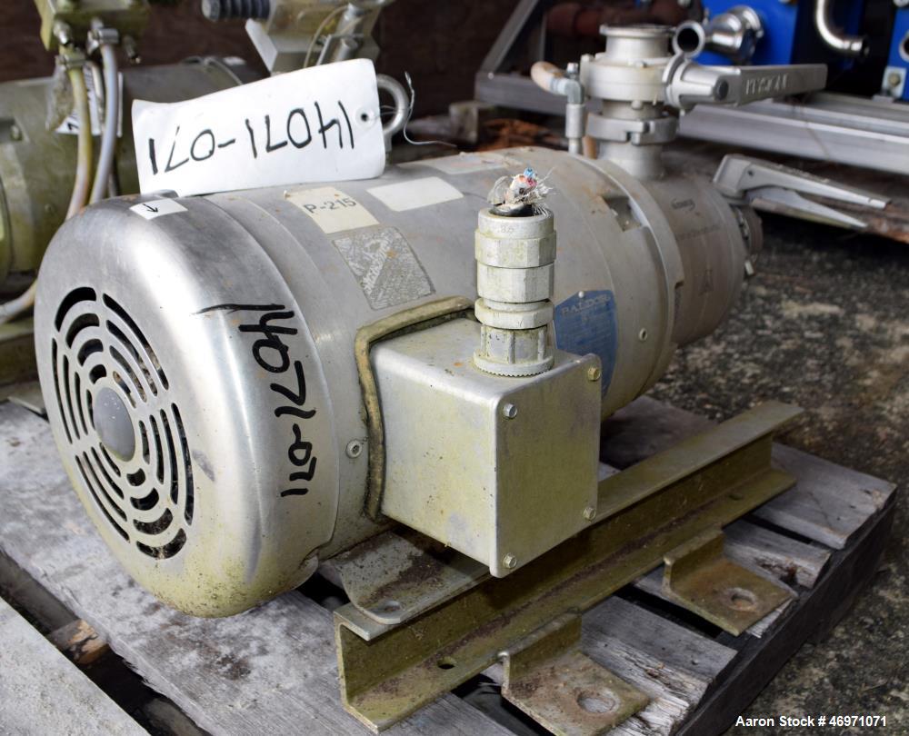 Used Admix Boston Shearpump, Model BSP 24C