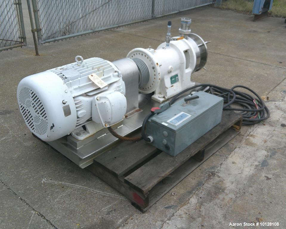 Used Charlotte SD-40 Stainless Steel Inline Colloid Mill | 40 HP High Shear Milling System