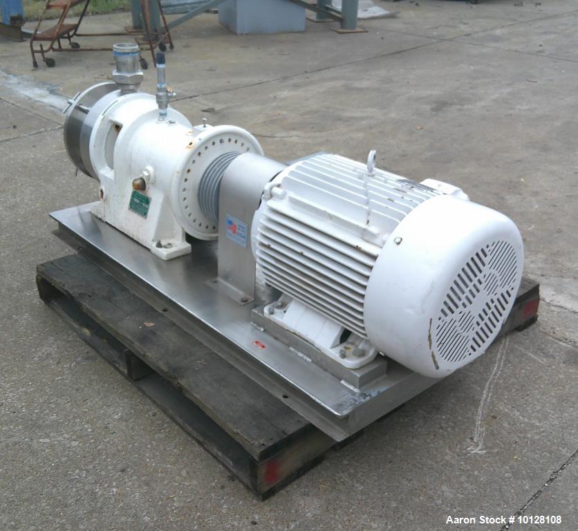 Used Charlotte SD-40 Stainless Steel Inline Colloid Mill | 40 HP High Shear Milling System