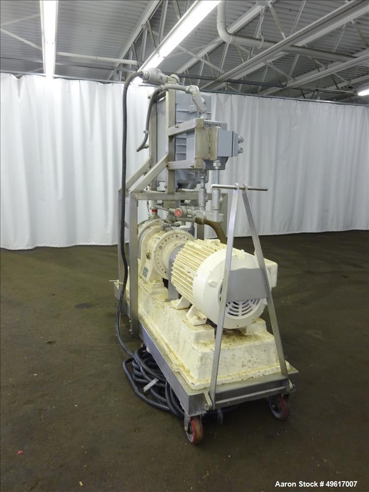 Used Charlotte Colloid Mill, Model SD 40, 316 Stainless Steel.