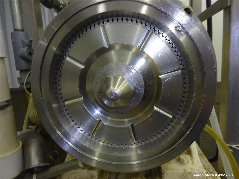 Used Charlotte Colloid Mill, Model SD 40, 316 Stainless Steel.