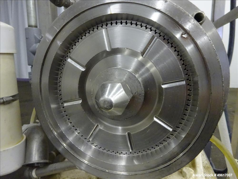 Used Charlotte Colloid Mill, Model SD 40, 316 Stainless Steel.