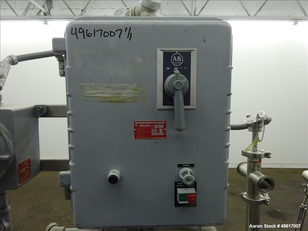 Used Charlotte Colloid Mill, Model SD 40, 316 Stainless Steel.