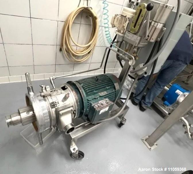 Used Fryma Koruma MZ-130/B Toothed Colloid Mill | 25 HP | 700–7000 L/hr | Sanitary | High Shear Mixer