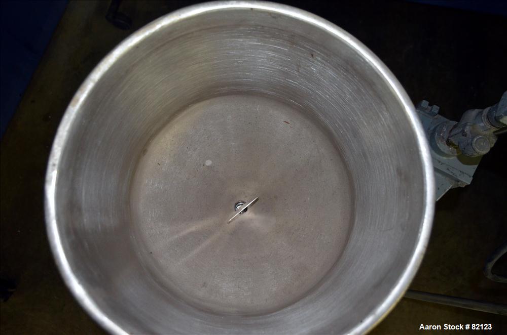 Used Stainless Steel Greerco Vertical Colloid Mill, Model W250V-B-80