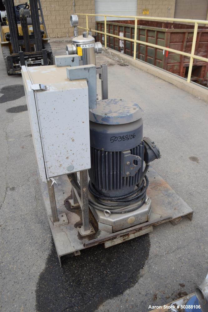 Used IKA Works Dispax Reactor/High Shear, High Speed Disperser