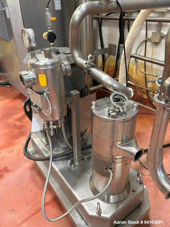 Used IKA Works Stainless Steel Dispax Reactor/Homogenizer High Shear Mixer, Model DR 2000/10-3A/CIP. 35 gpm maimum flow rate.